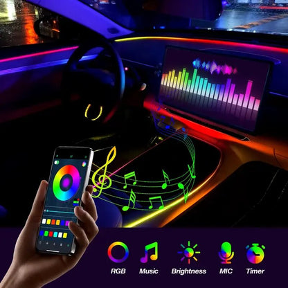 Music-Sync RGB Car Interior Lights