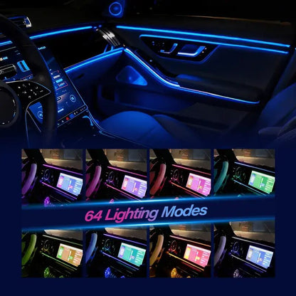 Music-Sync RGB Car Interior Lights