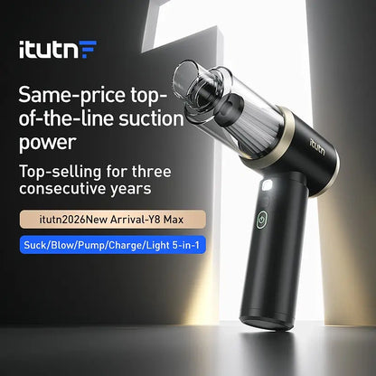 irForce 5-in-1 Cordless Car Vacuum & Air Duster – 18000Pa Powerful Suction