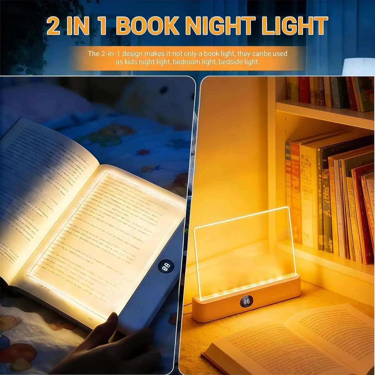 Ultra-Thin Rechargeable LED Flat Reading Light
