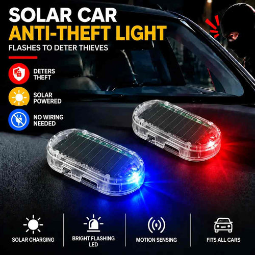 Solar Fake Car Alarm Warning Light