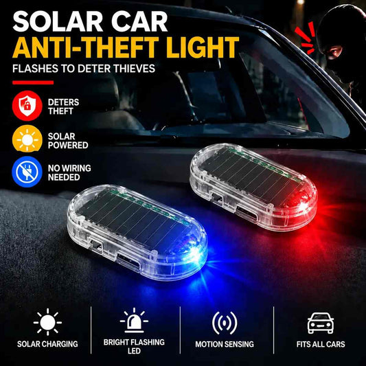 Solar Fake Car Alarm Warning Light