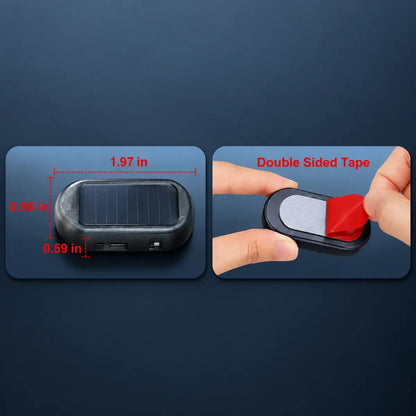 Solar Fake Car Alarm Warning Light