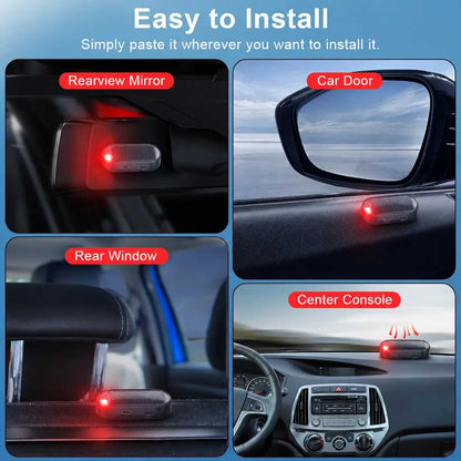 Solar Fake Car Alarm Warning Light
