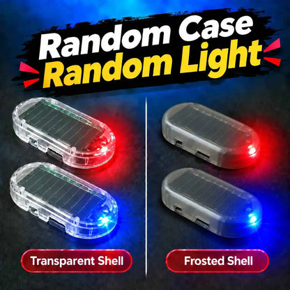 Solar Fake Car Alarm Warning Light