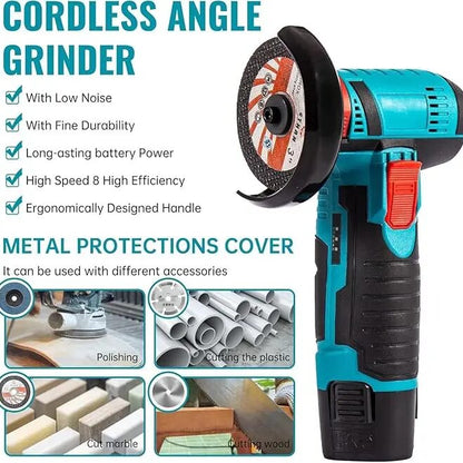 12V Brushless Angle Grinder Kit with 2 Batteries