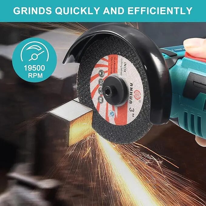 12V Brushless Angle Grinder Kit with 2 Batteries
