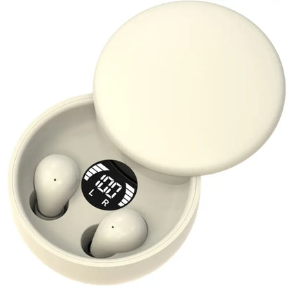 MSHUKCOE Mini Invisible Headphones Bluetooth 5.4 True Wireless In-Ear Earphones