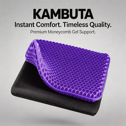 Double-Thick Gel Seat Cushion Honeycomb Breathable Non-Slip Cover