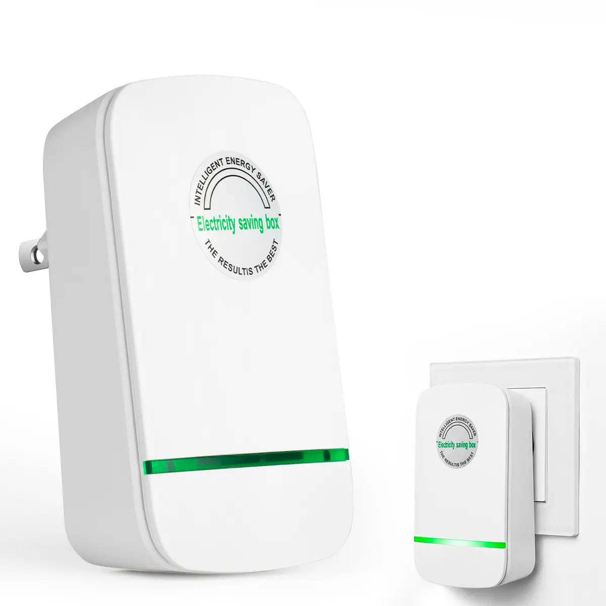 (2 Pack)Plug-In Power Box with US Plug 2026 Updated Design, Compatible with 90–250V Input Range