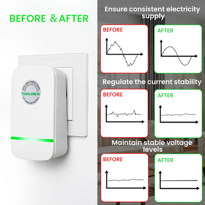 (2 Pack)Plug-In Power Box with US Plug 2026 Updated Design, Compatible with 90–250V Input Range