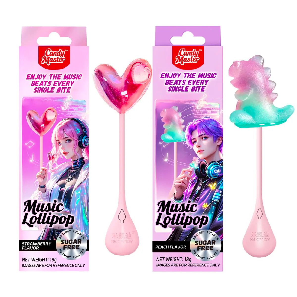 Candy Master MeCandy 4D Music Lollipop