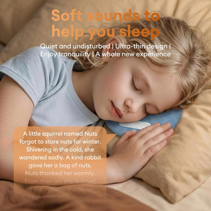 🔥 Holiday Sale 🎁 Ultra-Thin Bluetooth Pillow Speaker for Sleeping, Compatible with Android & iOS