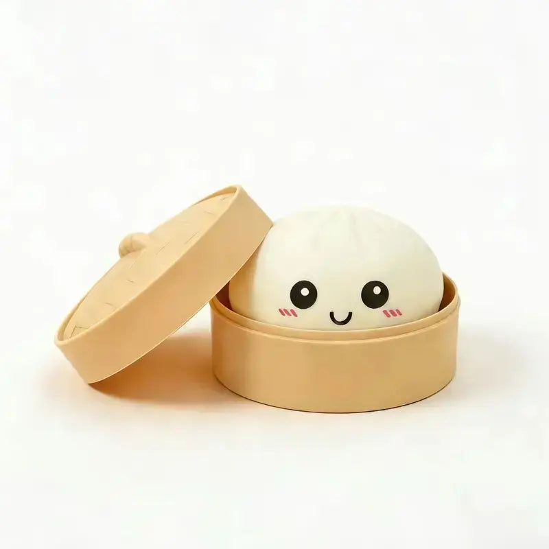 Expressive Big Dumpling Squishy - Blind Box, Mysecret Bun Fidget Toy