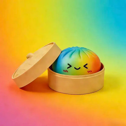Expressive Big Dumpling Squishy - Blind Box, Mysecret Bun Fidget Toy