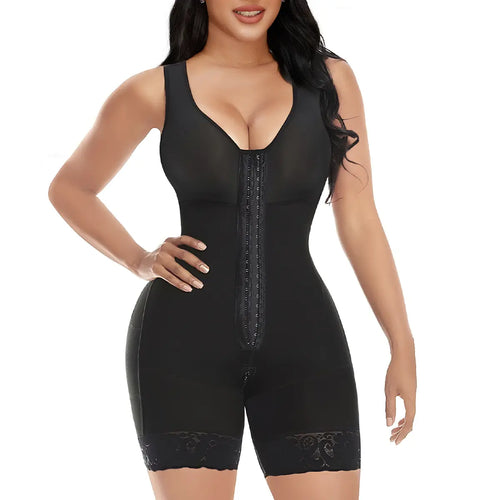 YIANNA Fajas Colombianas Shapewear for Women Tummy Control Full Shapewear Butt Lifter with Hooks Closure SpringStatements