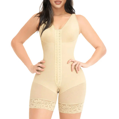 YIANNA Fajas Colombianas Shapewear for Women Tummy Control Full Shapewear Butt Lifter with Hooks Closure SpringStatements