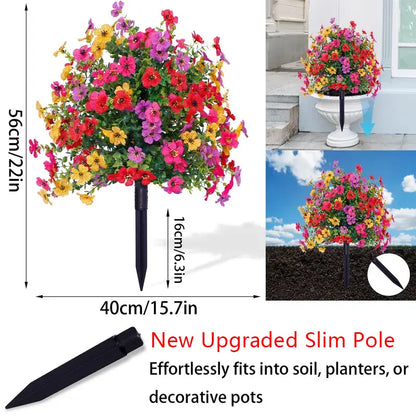 Artificial Flowers for Outdoor Indoor Garden Home Decoration