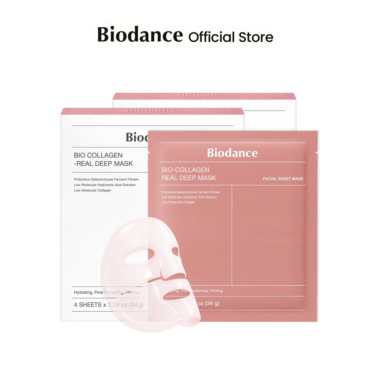 Biodance Official Collagen Hydrogel Facemask Affordable bundle (8 Sheet) Gentle Radiant