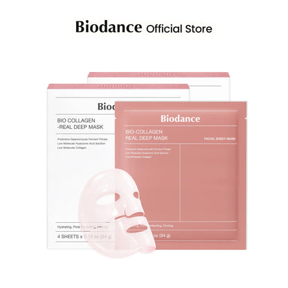 Biodance Official Collagen Hydrogel Facemask Affordable bundle (8 Sheet) Gentle Radiant