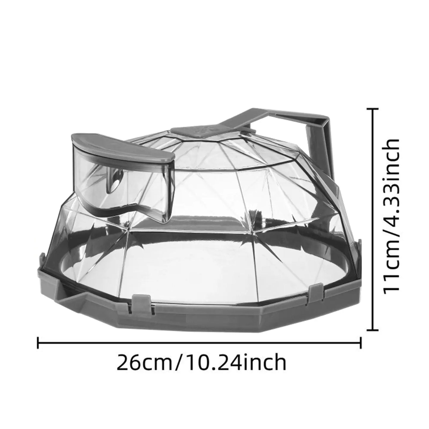 UFORU Microwave Splatter Cover with Water Steamer