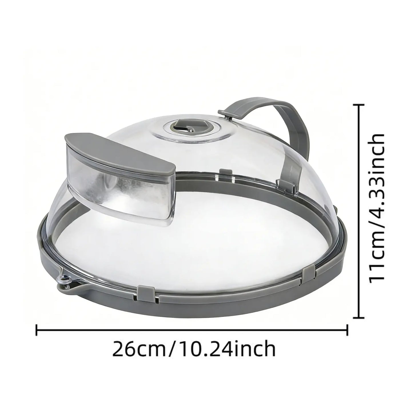 UFORU Microwave Splatter Cover with Water Steamer