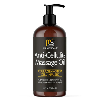 M3 Naturals Cellulite Massage Oil 8oz