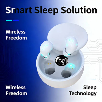 MSHUKCOE Mini Invisible Headphones Bluetooth 5.4 True Wireless In-Ear Earphones