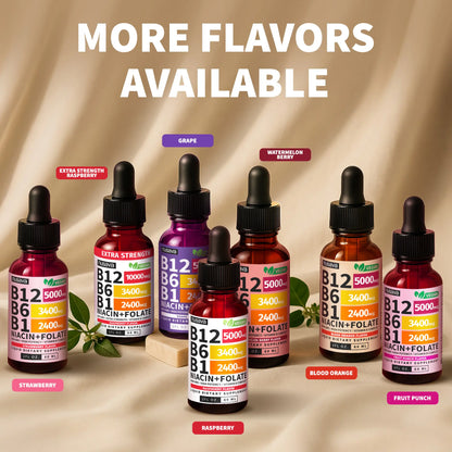 NUSAVA Vitamin B12 Liquid Drops, Vitamin B Complex