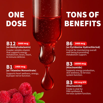 NUSAVA Vitamin B12 Liquid Drops, Vitamin B Complex