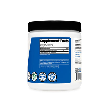 Nutricost Micronized Creatine Monohydrate Powder  Supplement