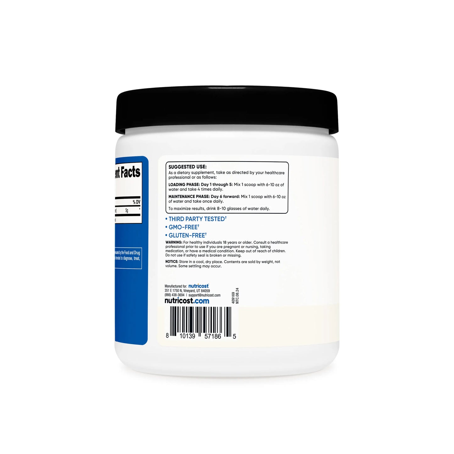 Nutricost Micronized Creatine Monohydrate Powder  Supplement