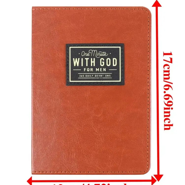 (2 Pack) One Minute with God for Men, 365 Days Devotional Journal