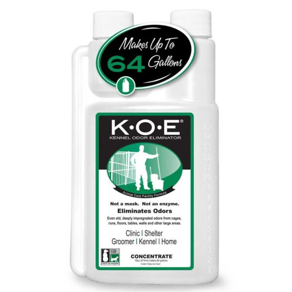(2 bottles) K.O.E. 16oz Concentrate - Kennel Odor Eliminato