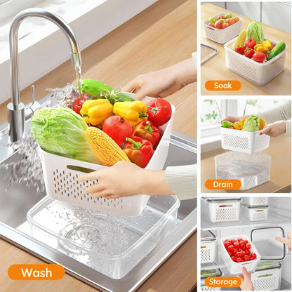 5 Pack Fridge Organizers and Storage