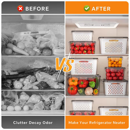 5 Pack Fridge Organizers and Storage
