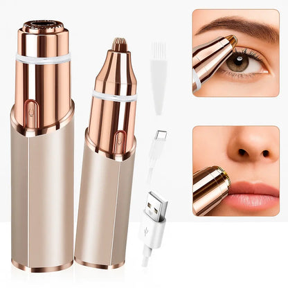 2 in 1 facial & eyebrow hair trimmer,Electric Eyebrow Trimmer