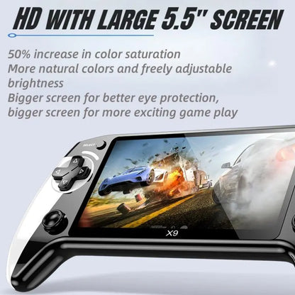 Portable Retro Game Console, 5.5-Inch Large Screen