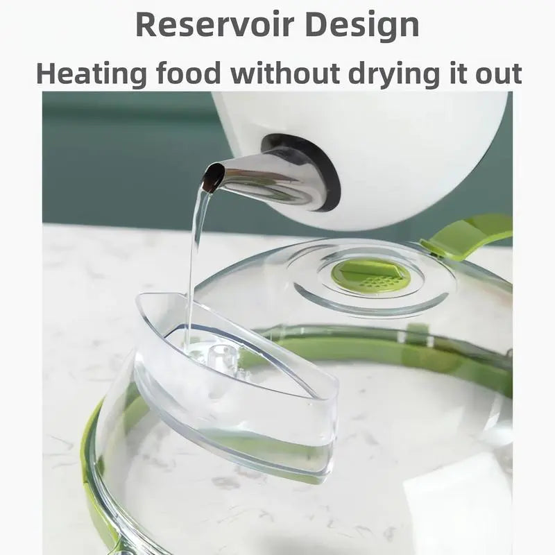 UFORU Microwave Splatter Cover with Water Steamer