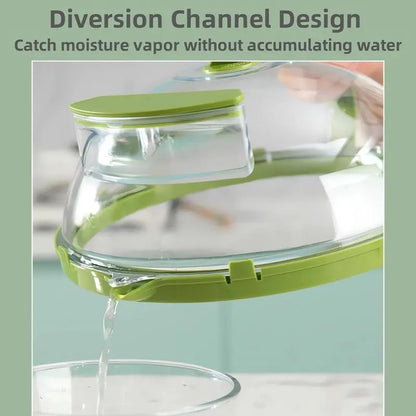 UFORU Microwave Splatter Cover with Water Steamer
