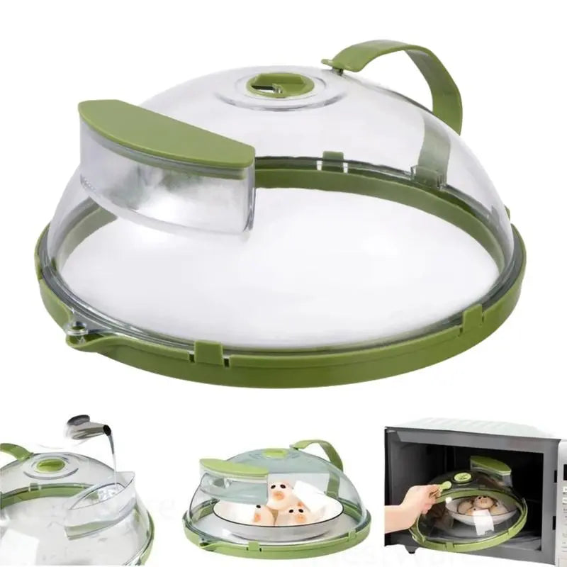 UFORU Microwave Splatter Cover with Water Steamer