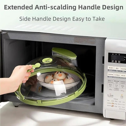 UFORU Microwave Splatter Cover with Water Steamer