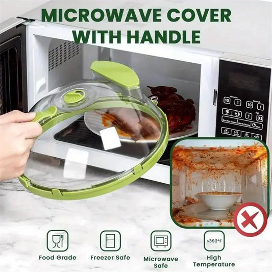 UFORU Microwave Splatter Cover with Water Steamer