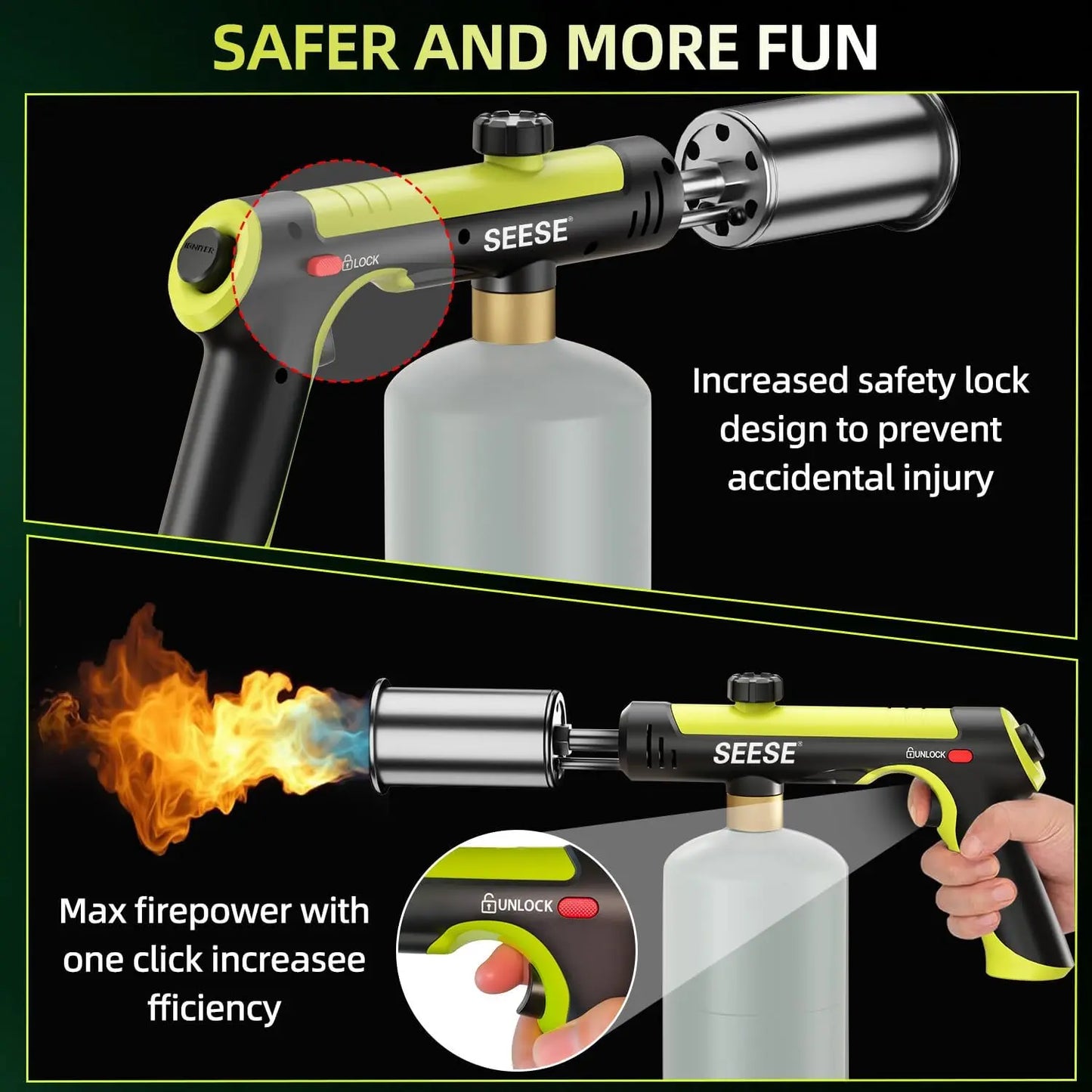 SEESE Powerful Propane Torch