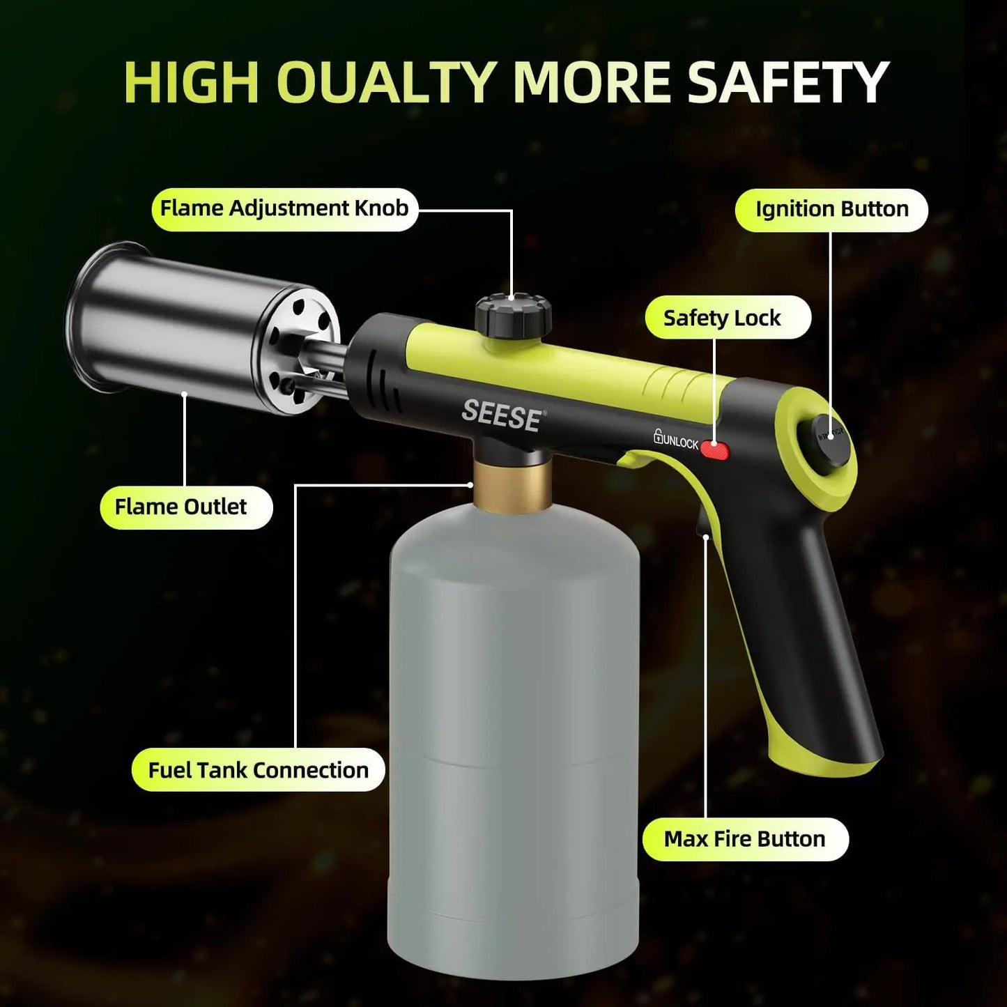 SEESE Powerful Propane Torch