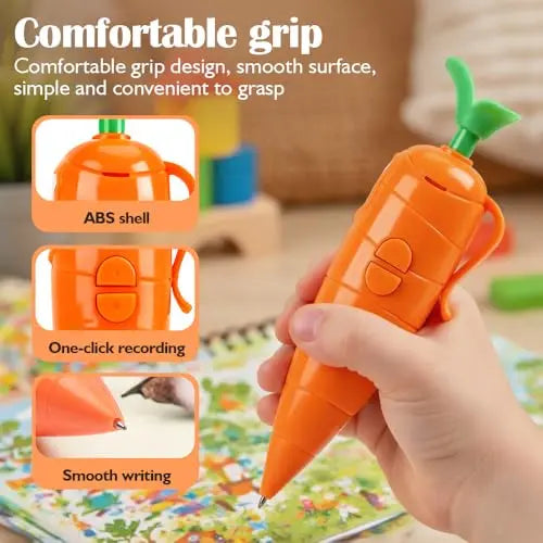 60-Second Voice Recorder with Playback & Audio Recorder Pen