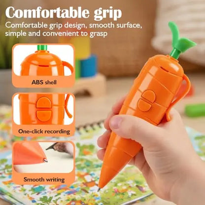 60-Second Voice Recorder with Playback & Audio Recorder Pen
