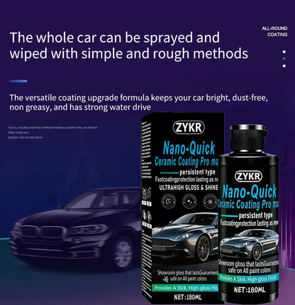 ZYKR Nano Ceramic Coating Professional Edition MAX Version is specially designed for automobiles.